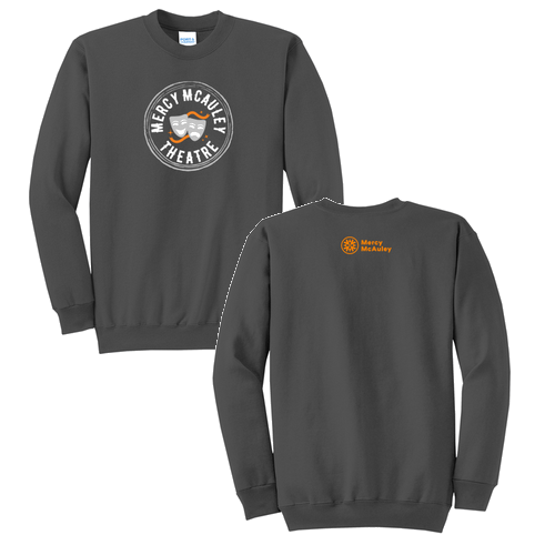 Port and Company Classic Crewneck Sweatshirt -- Charcoal