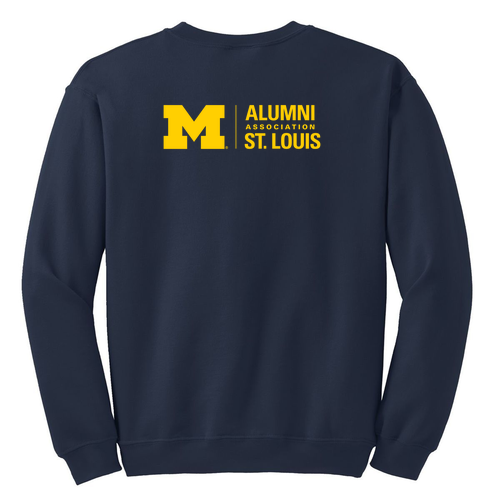 Mens/Unisex Gildan Heavy Blend Crewneck Sweatshirt -- Navy