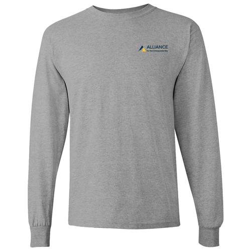 Gildan Heavy Cotton Longsleeve Basic T-Shirt -- Sport Grey