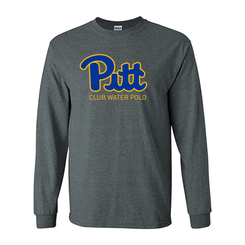 Gildan Ultra Cotton Longsleeve Basic T-Shirt -- Dark Heather