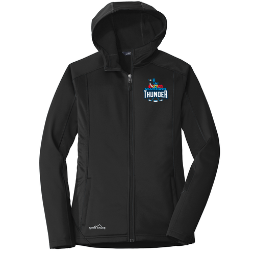 Eddie Bauer Ladies Trail Soft Shell Jacket -- Black/ Black