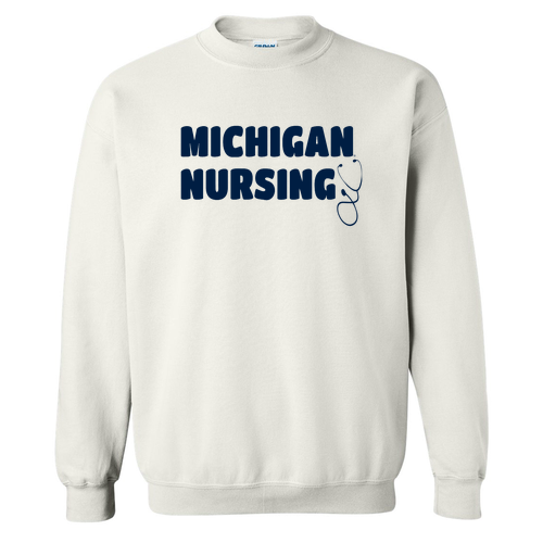 Gildan Heavy Blend Crew Neck Sweatshirt -- White