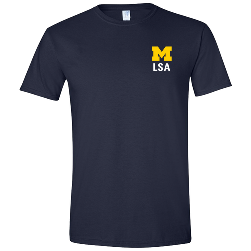 Mens/Unisex Gildan SoftStyle Fitted T-Shirt -- Navy