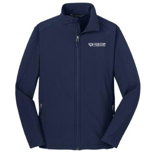 Embroidered Port Authority Core Soft Shell Jacket -- Dress Blue Navy
