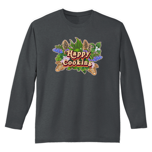 District Made Perfect Weight Long Sleeve Tee -- Charcoal