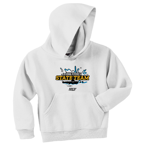 Jerzees 8 Oz., 50/50 Nublend Hooded Pullover Youth -- White