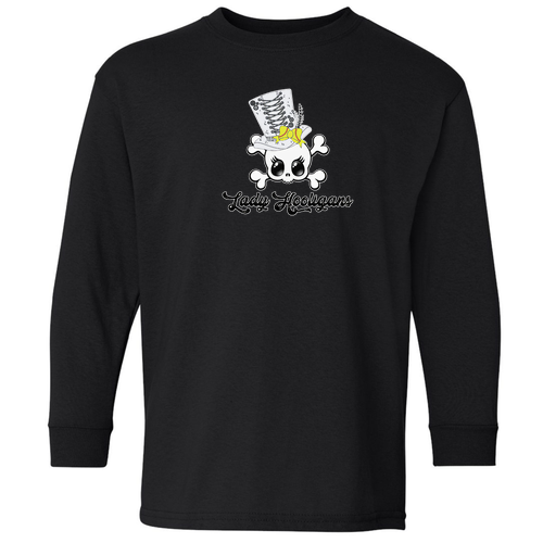 Gildan Youth Heavy Cotton Longsleeve -- Black