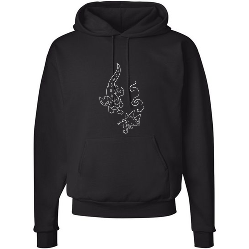 Gildan Heavy Blend Hooded Sweatshirt -- Black