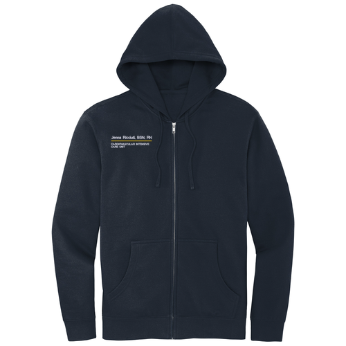 District V.I.T. Fleece Full-Zip Hoodie -- New Navy