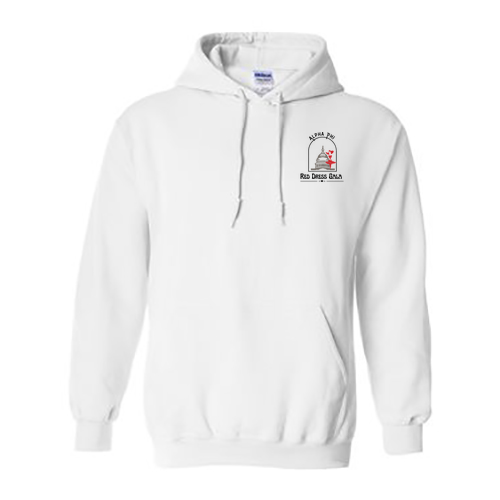 Gildan Heavy Blend Hooded Sweatshirt -- White