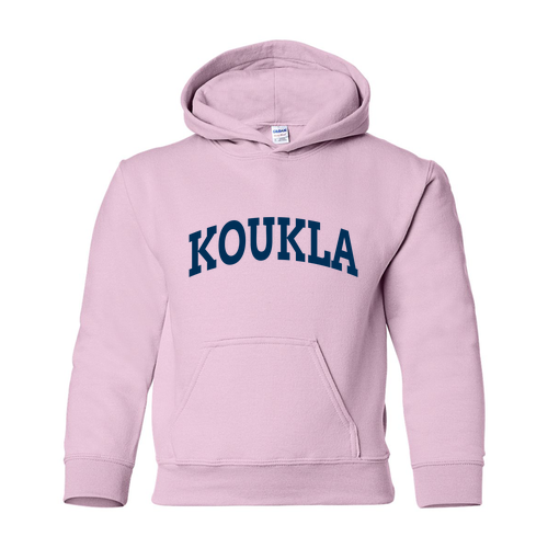 Gildan Heavy Blend Youth Hooded Sweatshirt -- Light Pink