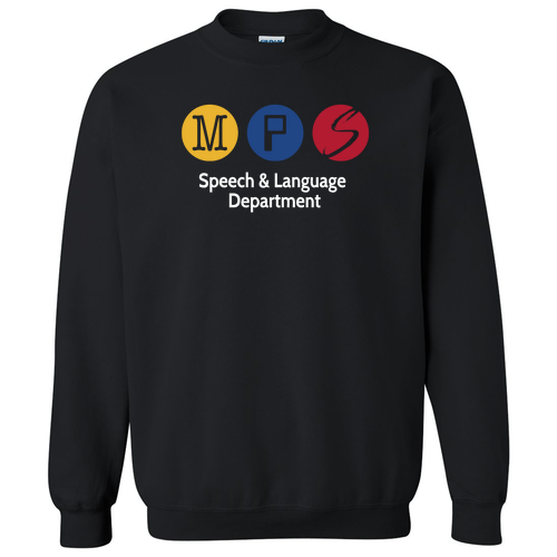 Gildan Heavy Blend Crew Neck Sweatshirt -- Black