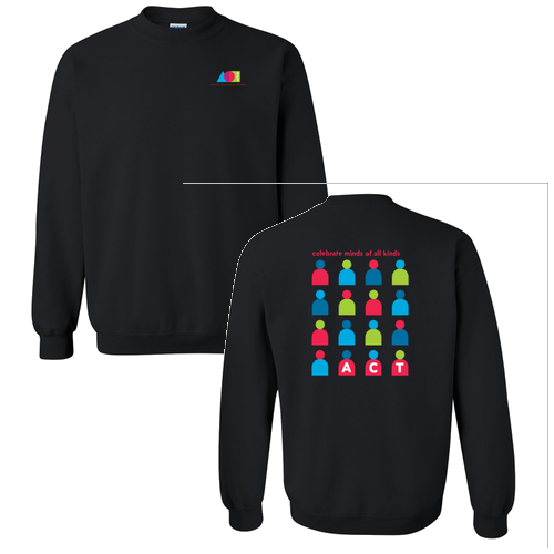 Gildan Heavy Blend Crew Neck Sweatshirt -- Black