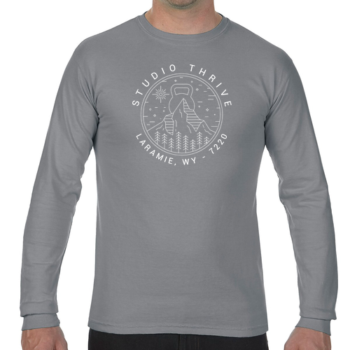 Comfort Colors Ringspun Long Sleeve Tee -- Granite