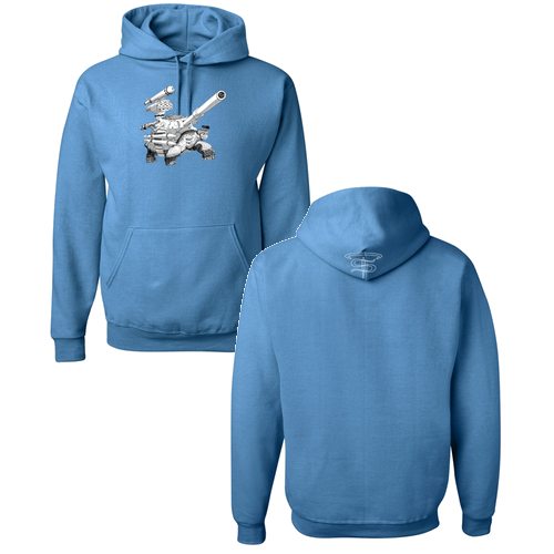 Jerzees 8 oz 50/50 Nublend Adult Hooded Sweatshirt -- Columbia Blue