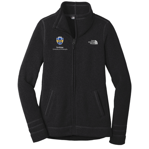 The North Face Ladies Sweater Fleece Jacket -- TNF Black Heather