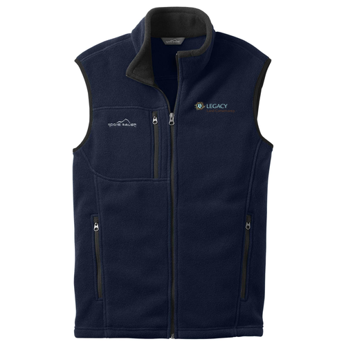 Men/Unisex Eddie Bauer Fleece Vest -- River Blue Navy