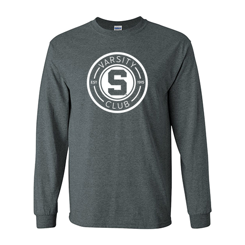 Gildan Ultra Cotton Longsleeve Basic T-Shirt -- Dark Heather