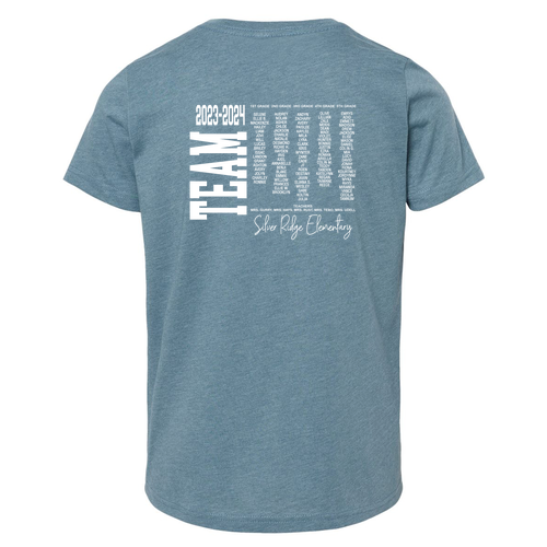 Youth Bella Canvas Heather CVC Short Sleeve Tee -- Heather Slate