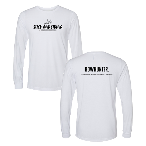 Bella+Canvas Unisex Triblend Long Sleeve Tee- Triblends -- Solid White Triblend
