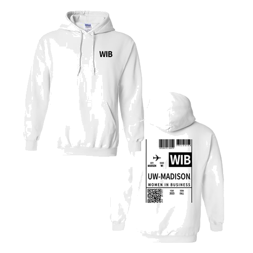 Gildan Heavy Blend Hooded Sweatshirt -- White