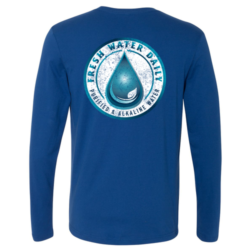 Next Level Royal Blue Long Sleeve Tee