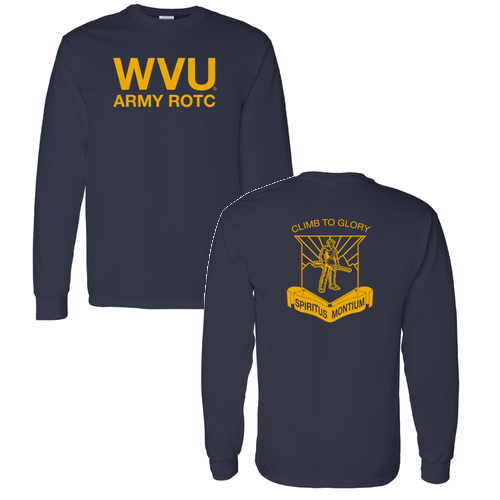 Gildan Heavy Cotton Longsleeve Basic T-Shirt -- Navy