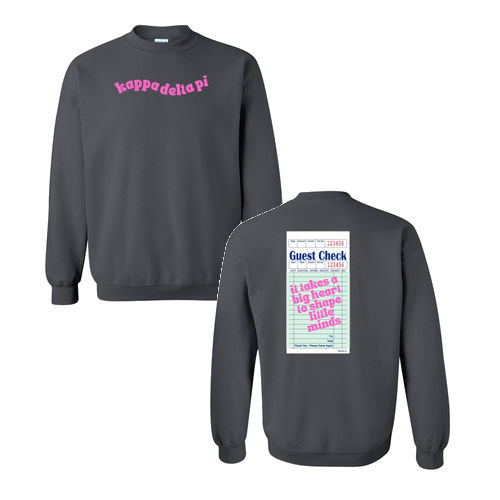 Gildan Heavy Blend Crew Neck Sweatshirt -- Charcoal