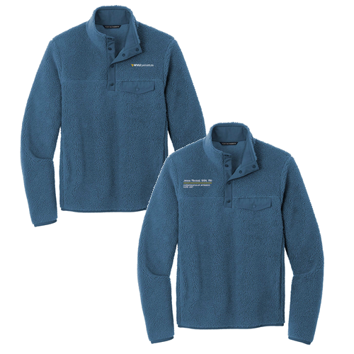 Port Authority Camp Fleece Snap Pullover -- Regatta Blue
