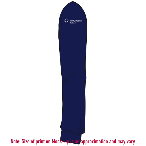 District Made Mens Perfect Tri Long Sleeve Crew Tee -- New Navy