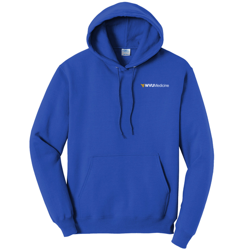 Port and Company Core Fleece Pullover Hooded Sweatshirt -- Royal