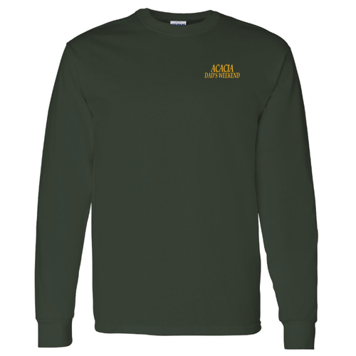 Gildan Heavy Cotton Longsleeve Basic T-Shirt -- Forest