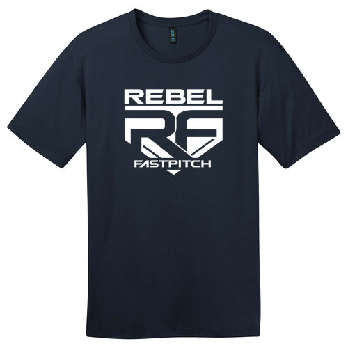 District Made Men's Perfect Weight Crew Tee -- New Navy