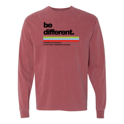 Comfort Colors Ringspun Long Sleeve Tee -- Brick