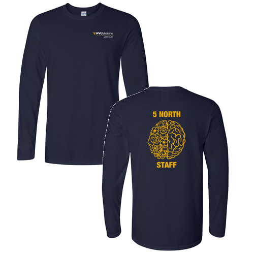 Gildan Softstyle Longsleeve T Shirt -- Navy