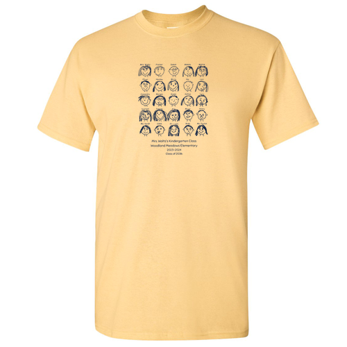 Gildan Heavy Cotton Basic T-Shirt -- Yellow Haze