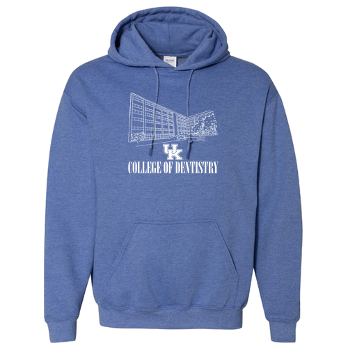 Gildan Heavy Blend Hooded Sweatshirt -- Heather Sport Royal