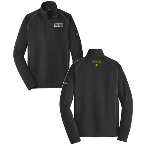 Eddie Bauer 1/2-Zip Base Layer Fleece -- Black