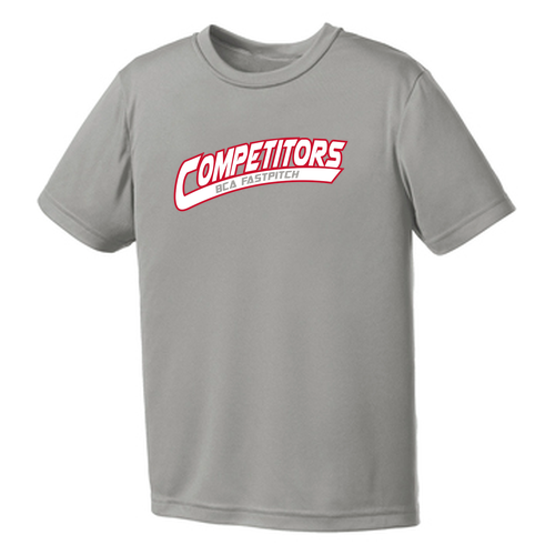 Youth Port and Company Youth Performance Tee -- Grey Concrete