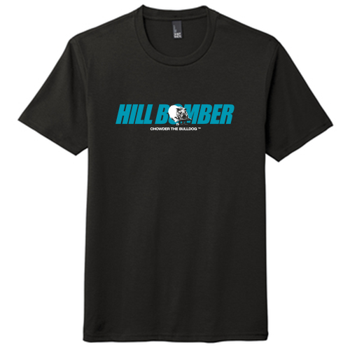 District Made Mens Perfect Tri Crew Tee -Hill Bomber Teal- Black