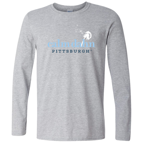 Calm Dahn Dandelion Longsleeve T Shirt -- Sport Grey