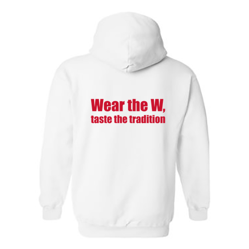 Gildan Heavy Blend Hooded Sweatshirt -- White