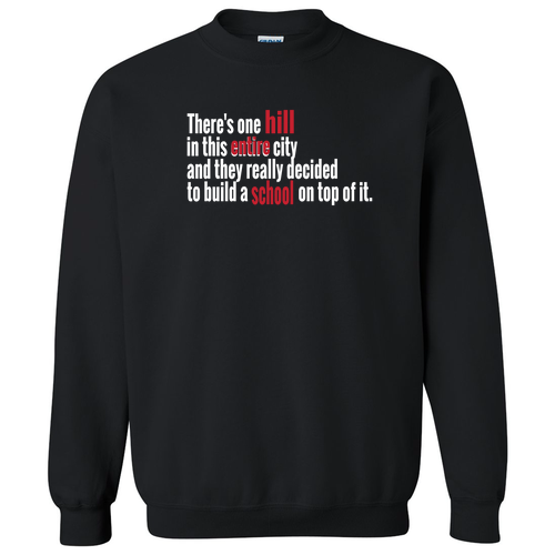 Gildan Heavy Blend Crew Neck Sweatshirt -- Black