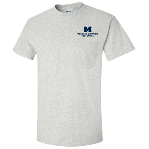 Men/Unisex Gildan Ultra Cotton T-Shirt with Pocket -- Ash, $19