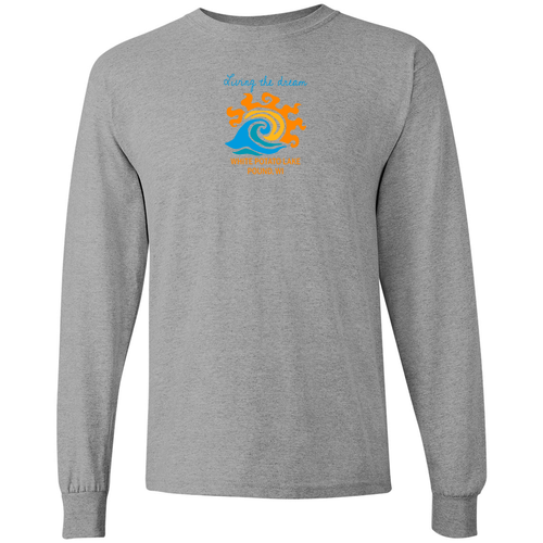 Gildan Heavy Cotton Longsleeve Basic T-Shirt -- Sport Grey