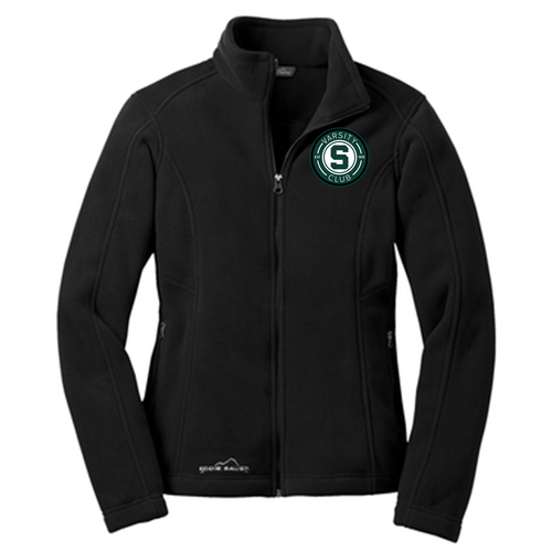 Eddie Bauer Ladies Full Zip Fleece Jacket -- Black