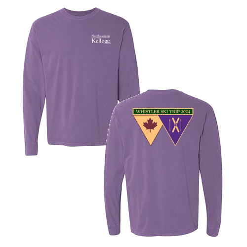 Comfort Colors Ringspun Long Sleeve Tee -- Violet