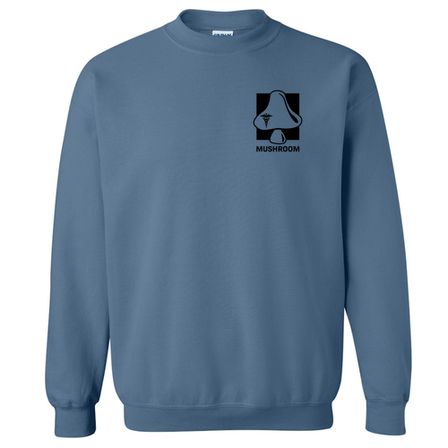 Gildan Heavy Blend Crew Neck Sweatshirt -- Indigo Blue