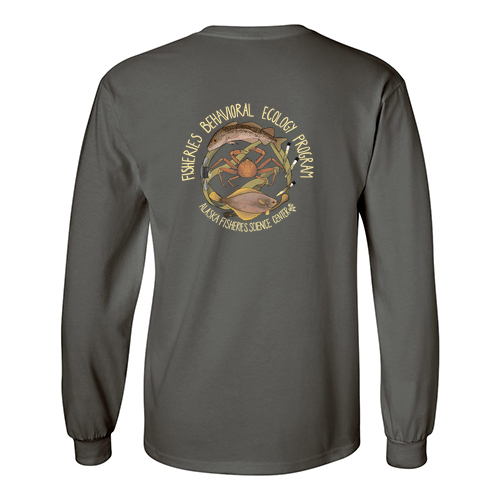 Gildan Ultra Cotton Longsleeve Basic T-Shirt -- Charcoal