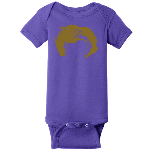 Infant Rabbit Skins Lap Shoulder Onesie -- Purple